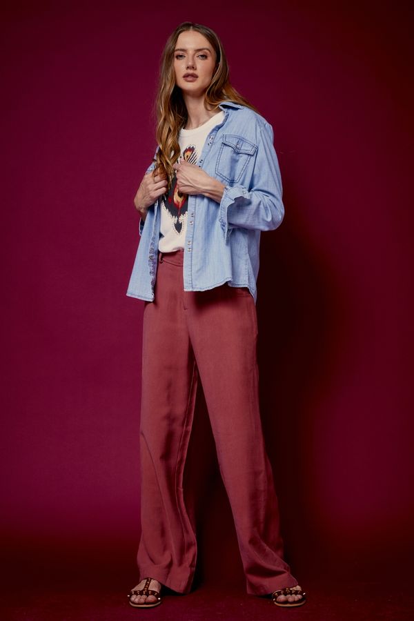 CALÇA NAPOLE ROSA - 38