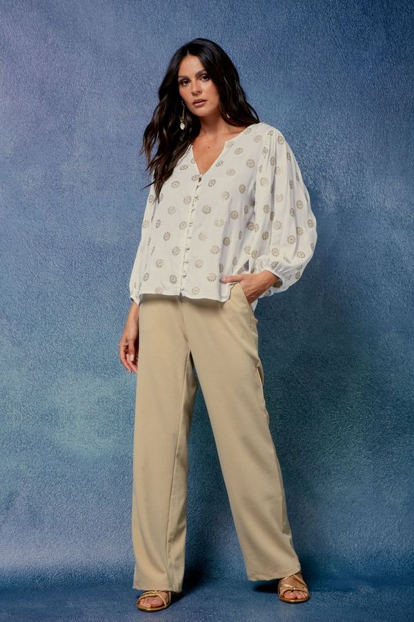 CALÇA HELENA BEGE - 40