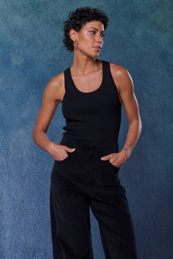 REGATA TRICOT SUMMER PRETO - PP