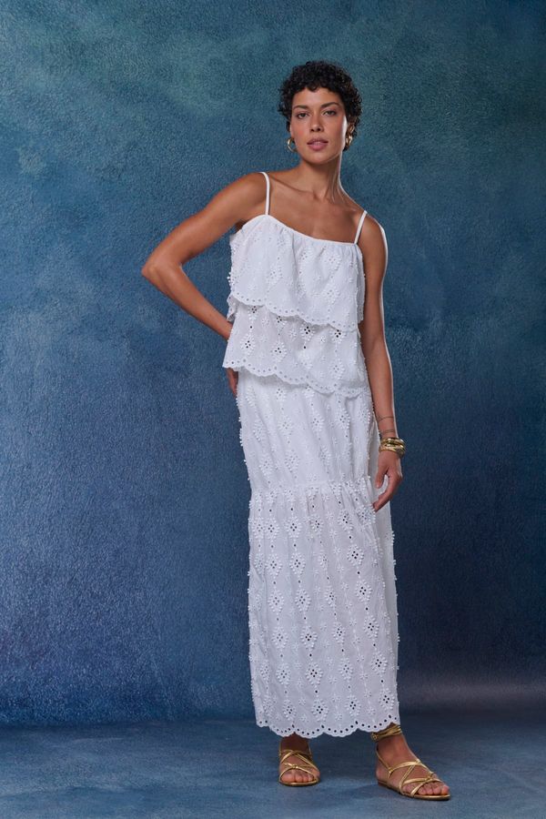 SAIA LAISE GEOMETRIC FLOWER OFF WHITE - 38