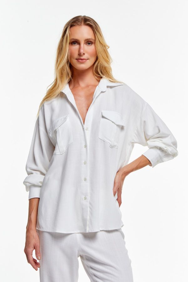 CAMISA SAMANTHA OFF WHITE - 40