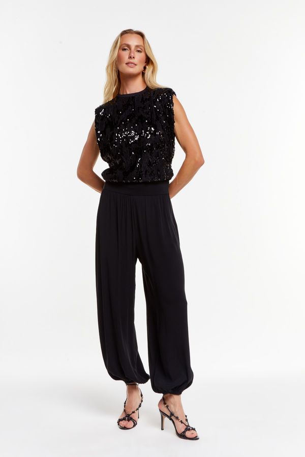 CALÇA BALONÊ PRETO - 42