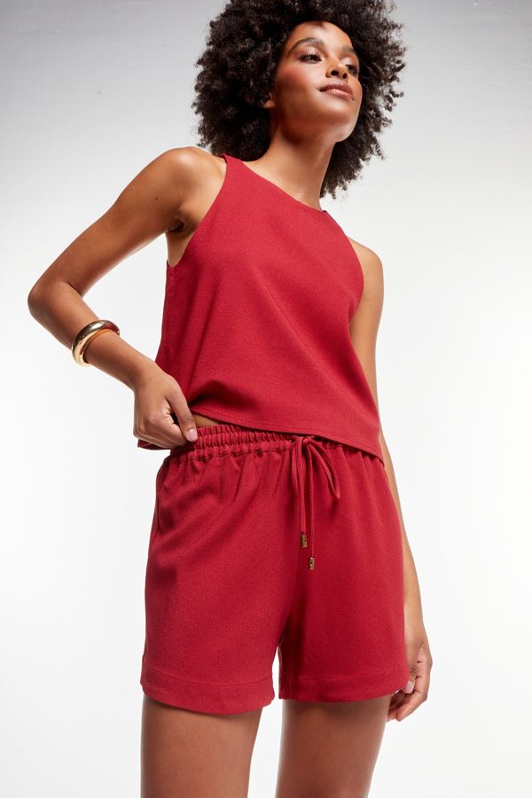 SHORT TRIZ VERMELHO - 42